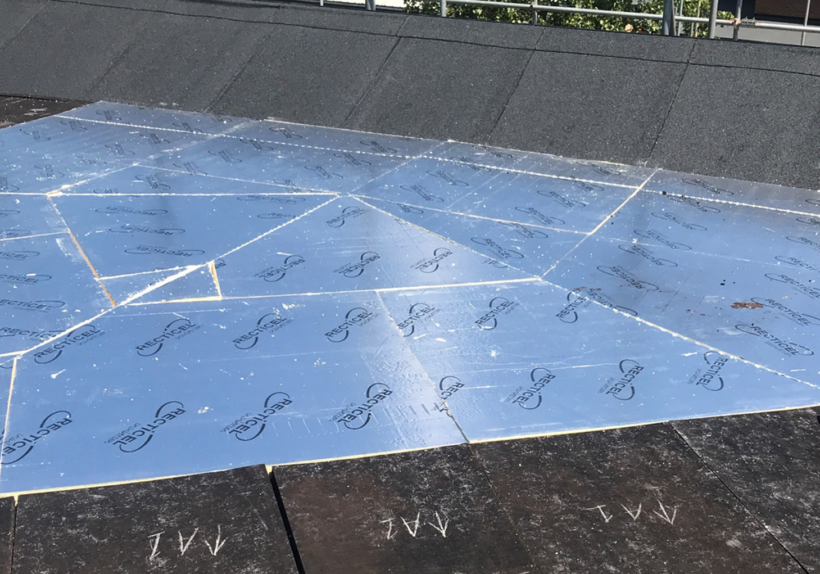 FLAT ROOF CRICKET FOR CHIMNEYS AND FLAT ROOFS